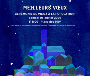 Cérémonie des vœux à la population 2026