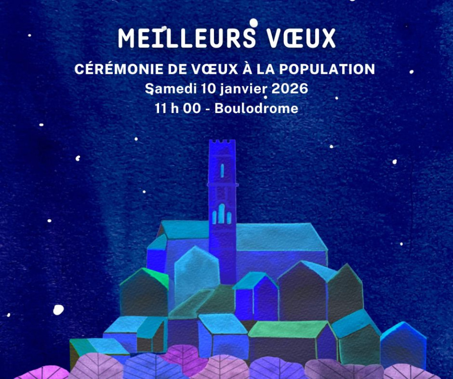 Cérémonie des vœux à la population 2026