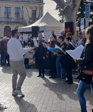 Chants au marché de Noël