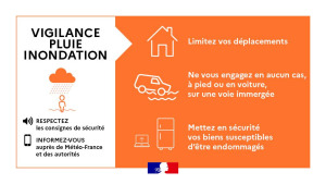 Vigilance orange pluie - inondations - crues