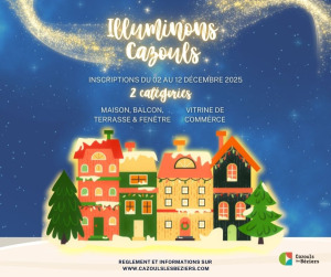 Résultats jeu concours Illuminons Cazouls 2025