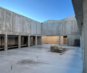 Avancement des travaux du Centre François Mitterrand