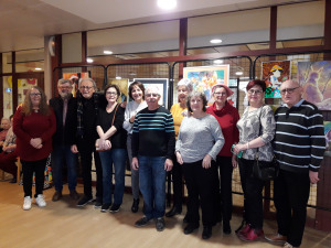 Une exposition des Artistes Cazoulins à l’EHPAD