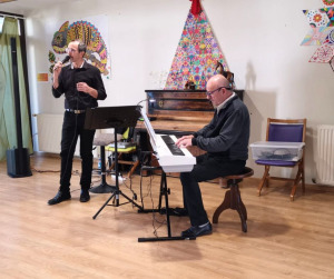 Un récital tout en douceur à l'EHPAD