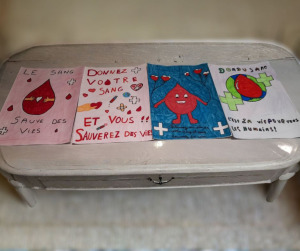 Un concours de dessin de la Fédération française pour le don de sang