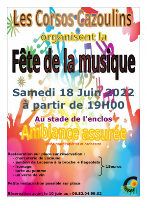 Fête de la musique - Les Corsos Cazoulins