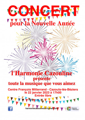 Concert Nouvelle année / Harmonie Cazouline