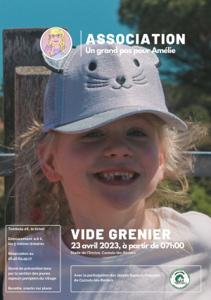 Vide greniers - Un grand pas pour Amélie