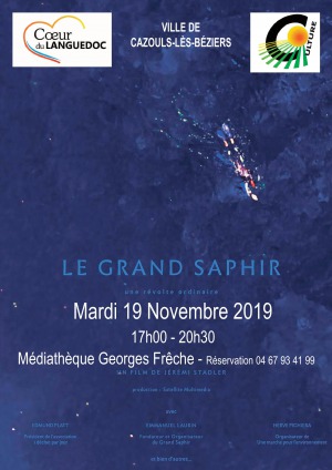 Projection film documentaire "Le Grand Saphir"