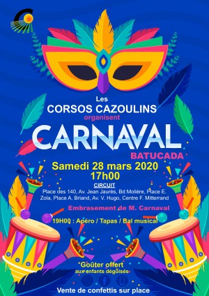 ANNULÉ - Carnaval - Corsos Cazoulins