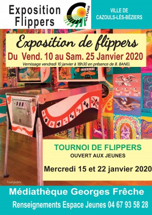 Exposition de flippers