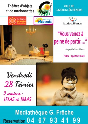 Spectacle d'objets et marionnettes