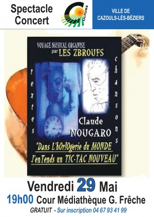 ANNULÉ - Les Zbroufs chantent Claude Nougaro