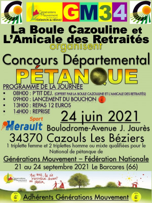 Concours Départemental de pétanque