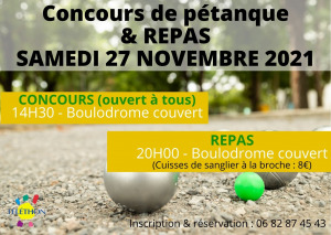 Téléthon - Concours de pétanque