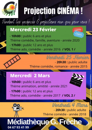 Projection cinéma - adulte