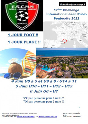 Football - Challenge International Jean Rubio